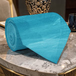 Cravate Turquoise Watercolor Custom Necktie<br><div class="desc">A beautiful and unique necktie featuring a delicate watercolor design. Perfect for adding a touch of sophistication and personality to any outfit. This custom tie makes a thoughtful gift for any occasion.</div>