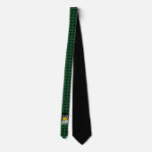 Cravate Tux vert Truchet (Dos)