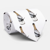 Cravate Tuxedo Champagne Necktie (Roulé)