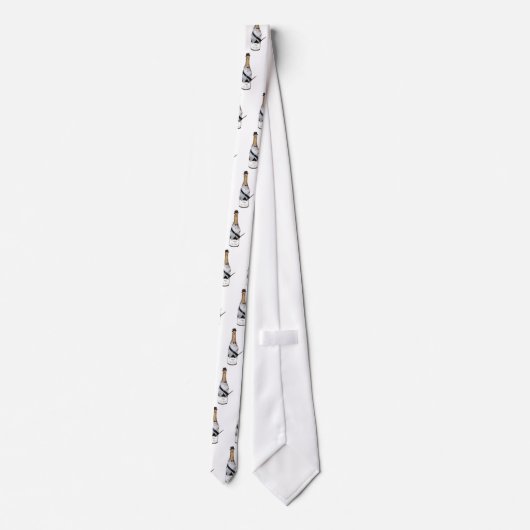 Cravate Tuxedo Champagne Necktie (Dos)