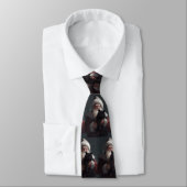 Cravate Tuxedo Chat avec Noël Festif du Père Noël (Attaché)