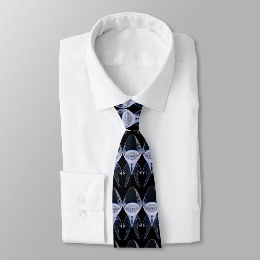 Cravate Tuxedo requin personnalisé classe lunettes de sole (Attaché)