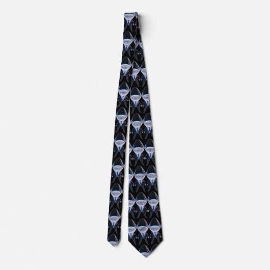 Cravate Tuxedo requin personnalisé classe lunettes de sole (Dos)