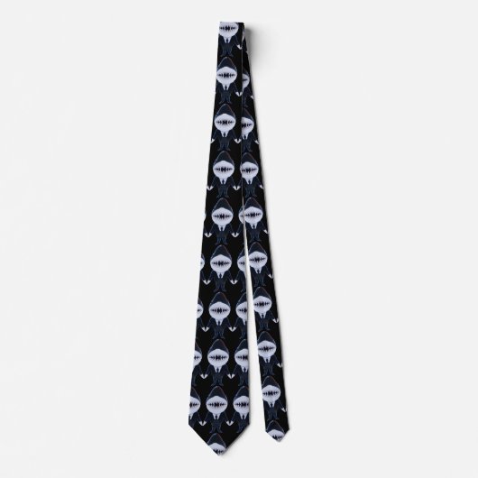 Cravate Tuxedo requin personnalisé classe lunettes de sole (Devant)