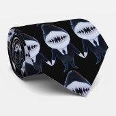 Cravate Tuxedo requin personnalisé classe lunettes de sole (Roulé)