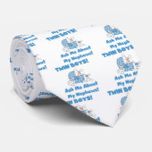 Cravate Twin Boys Demandez Mon Nephew (Roulé)