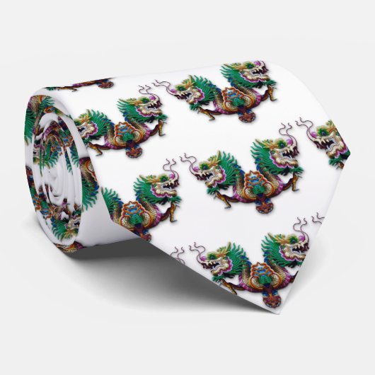 Cravate Twin Dragons (Roulé)