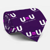 Cravate U=U VIH Indétectable Égale Non Transmissible (Roulé)