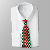 Cravate UAE Flag Honeycomb Tie (Attaché)