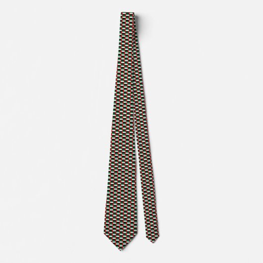 Cravate UAE Flag Honeycomb Tie (Devant)