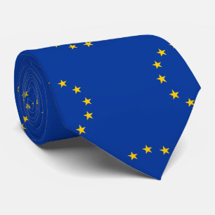 Cravate UE - Restent - le drapeau d'Union européenne