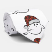 Cravate ugly christmas ghost spooky hotel carpet (Roulé)