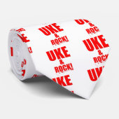 Cravate Uke & Rock (Roulé)
