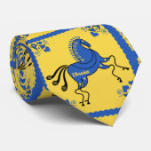 Cravate Ukraine Art populaire slave traditionnel (Roulé)