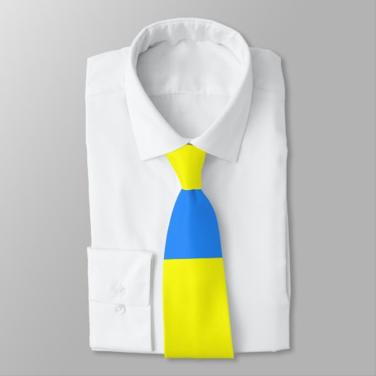 Cravate Ukraine Drapeau bleu jaune Thunder_Cove (Attaché)