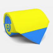 Cravate Ukraine Drapeau bleu jaune Thunder_Cove (Roulé)