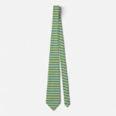 Cravate Ukraine Flag Brick Pattern (Devant)