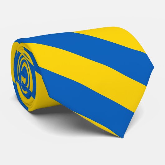 Cravate Ukraine Patriotic (Roulé)