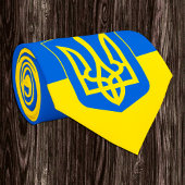 Cravate Ukraine, Tryzub, Drapeau ukrainien / Nec d'armoiri