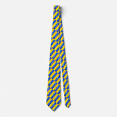 Cravate Ukrainian Flag Neck Tie Support Freedom Ukraine (Devant)