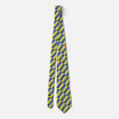 Cravate Ukrainian Flag Neck Tie Support Freedom Ukraine (Dos)