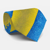 Cravate Ukrainian Flag of Ukraine Glitter Professional (Roulé)