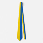 Cravate Ukrainian flag. Support Ukraine. (Devant)