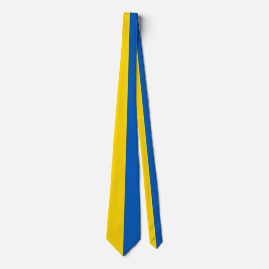 Cravate Ukrainian flag. Support Ukraine.  (Devant)