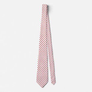Cravate Un beau point de polka rouge,