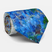 Cravate Un champ de bleuets à Alamo Heights, (Roulé)