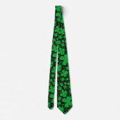Cravate Un champ Shamrock pour la Saint Patrick (Dos)