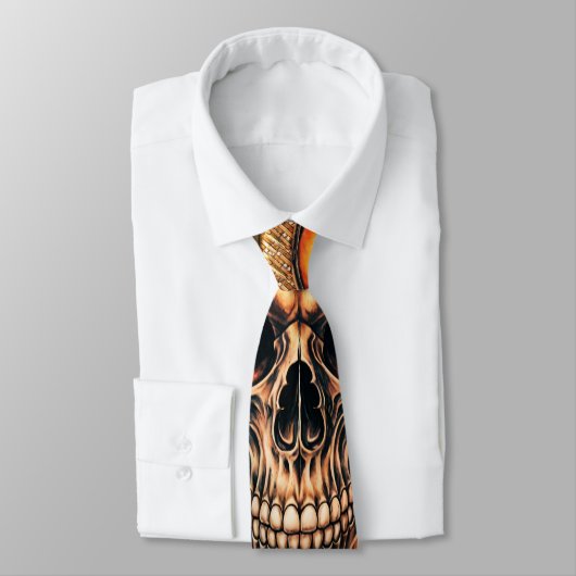Cravate Un crâne (Attaché)