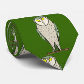 Cravate Un hibou plus sage (Roulé)