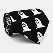 Cravate Un joli fantôme de dessin d'Halloween (Roulé)