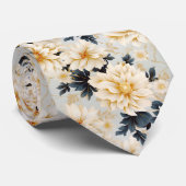 Cravate Un Mariage Floral Series Design 2 (Roulé)