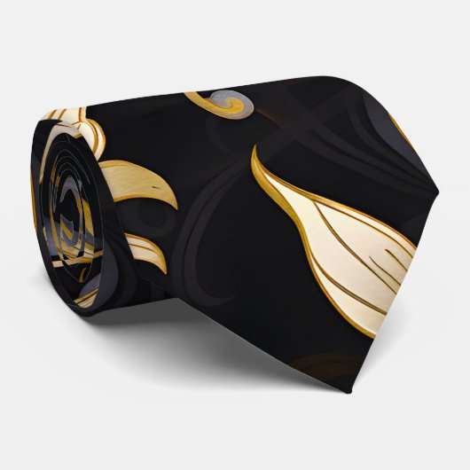 Cravate Un Mariage Floral Series Design 4 (Roulé)