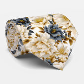 Cravate Un Mariage Floral Series Design 5 (Roulé)