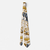 Cravate Un Mariage Floral Series Design 5 (Dos)