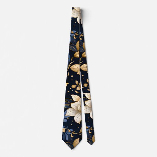 Cravate Un Mariage Floral Series Design 6 (Devant)