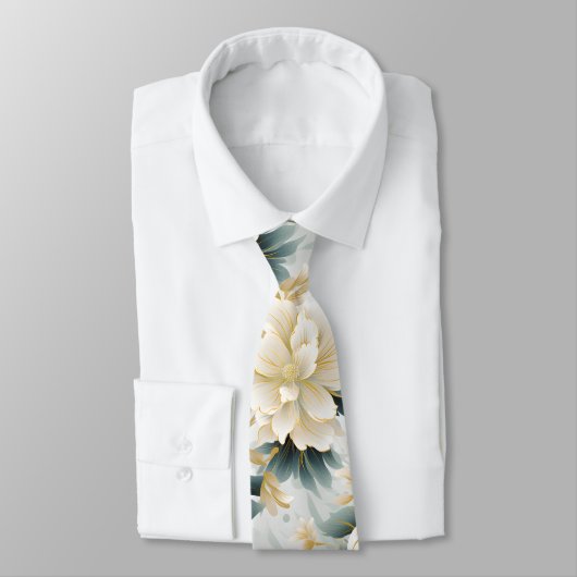 Cravate Un Mariage Floral Series Design 7 (Attaché)