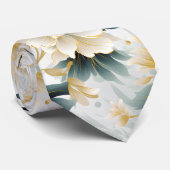 Cravate Un Mariage Floral Series Design 7 (Roulé)