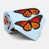 Cravate Un papillon de monarque (Roulé)