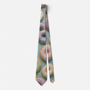 Cravate Un rêve de donut pastel fantaisiste