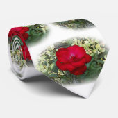 Cravate Un rose solitaire (Roulé)