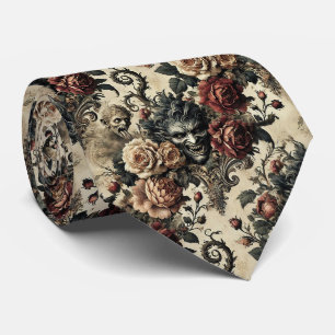 Cravate Un sanctuaire sauvage - gothique victorien
