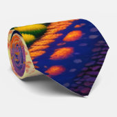 Cravate Un sentier étroit entre les épaisses haies Jetez l (Roulé)