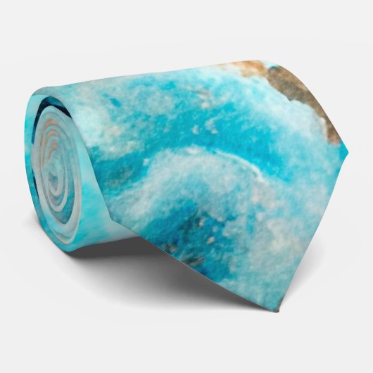 Cravate Un Shabby Bleu Chic Ephemera Design Series 7 (Roulé)