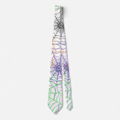 Cravate Un simple Motif Web d'Halloween Spider (Devant)