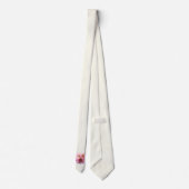Cravate Un tas de marguerites roses (Dos)