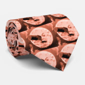 Cravate Un voyage à la lune (la sépia s'est levée) (Roulé)